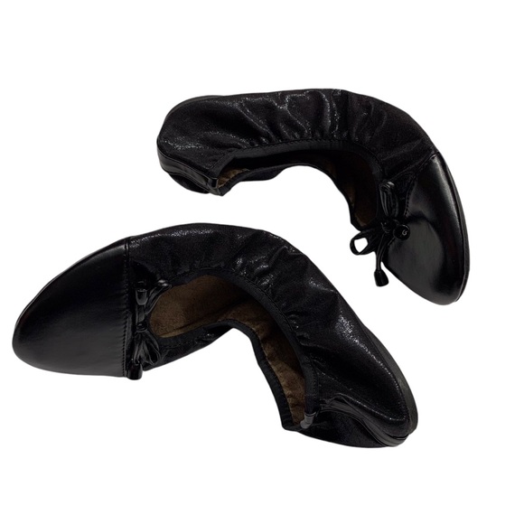 TALARIA BLACK BALLET FLATS SHOES TRAVEL FLATS PACKABLE FLATS SHOES - Picture 14 of 16
